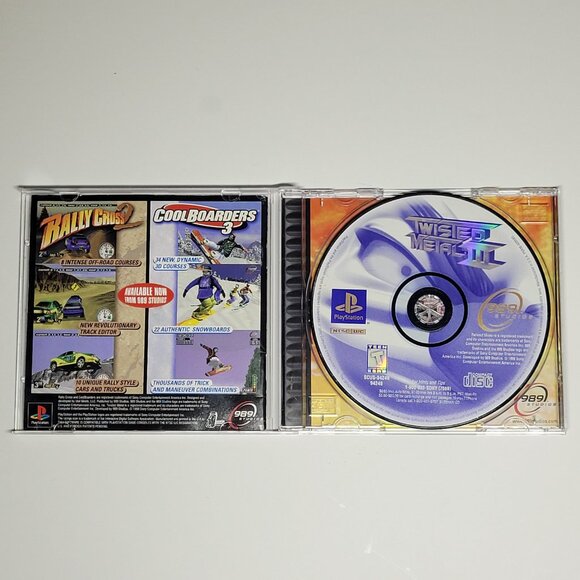 Twisted Metal 3 Playstation 1 ps1 psone reg card - Picture 2 of 5